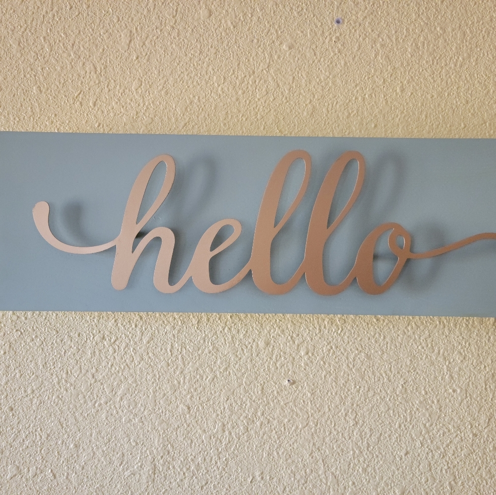 Hello Sign NWT